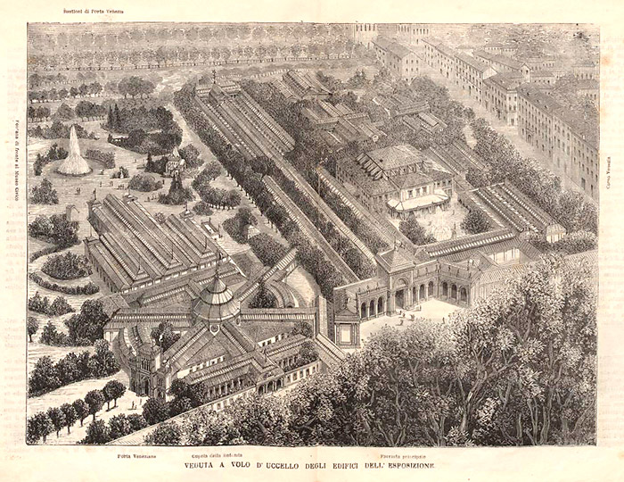Veduta dell'Esposizione, 1881