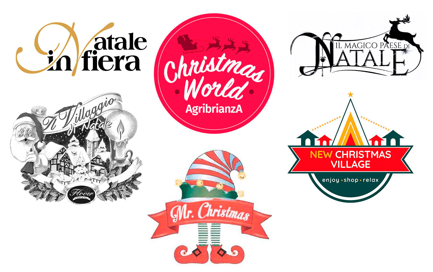 Alcuni esempi di marchi registrati a tema natalizio