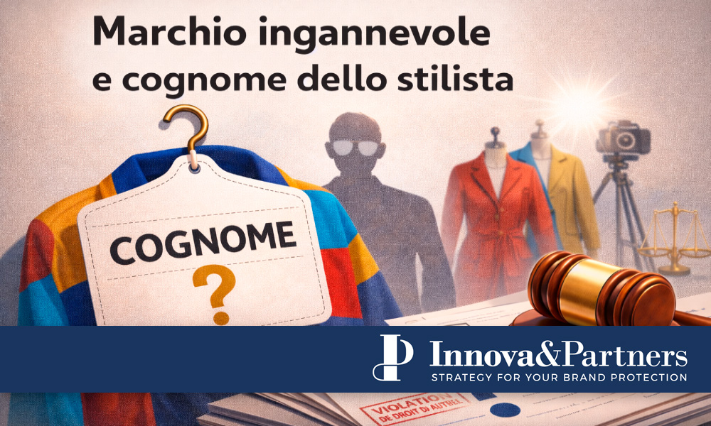 marchio ingannevole e cognome dello stilista